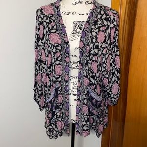 American Eagle Floral Kimono